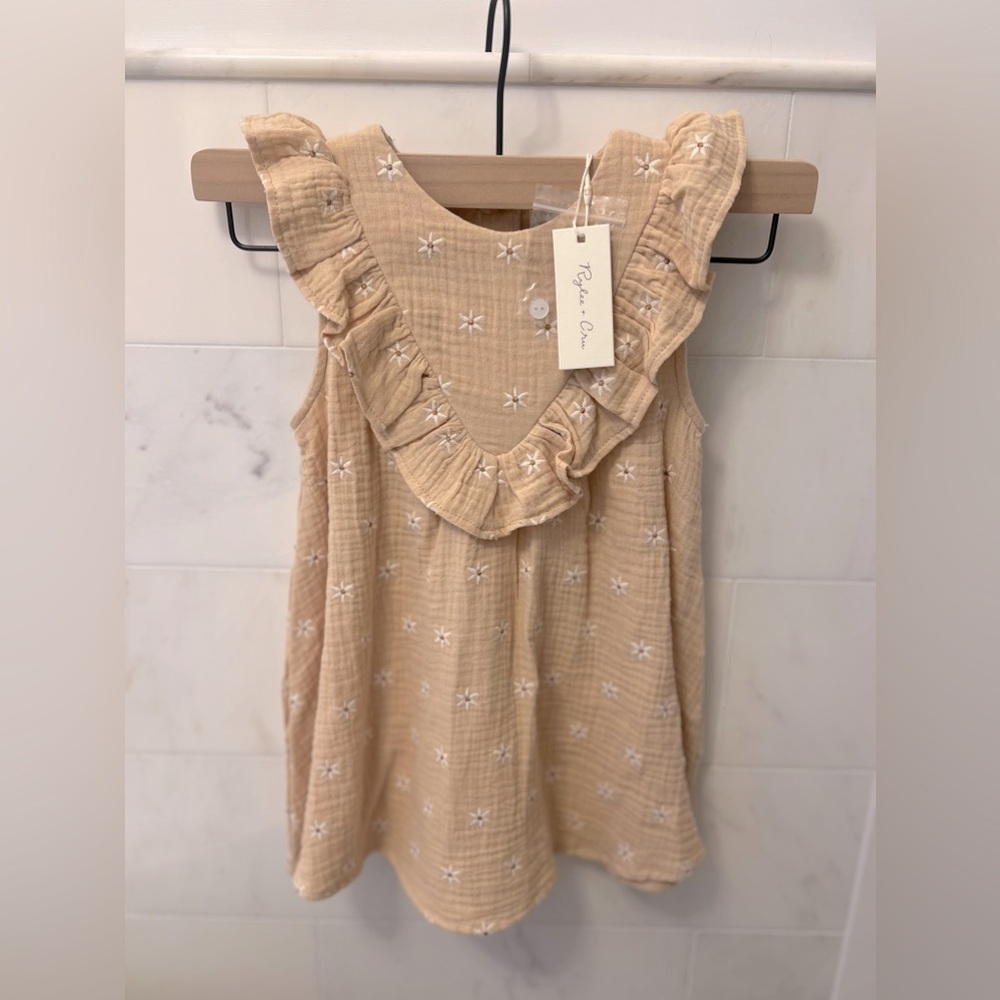 Rylee + Cru Maisie Dress -Daisy Embroidery/ NWT/ Size 2-3Y